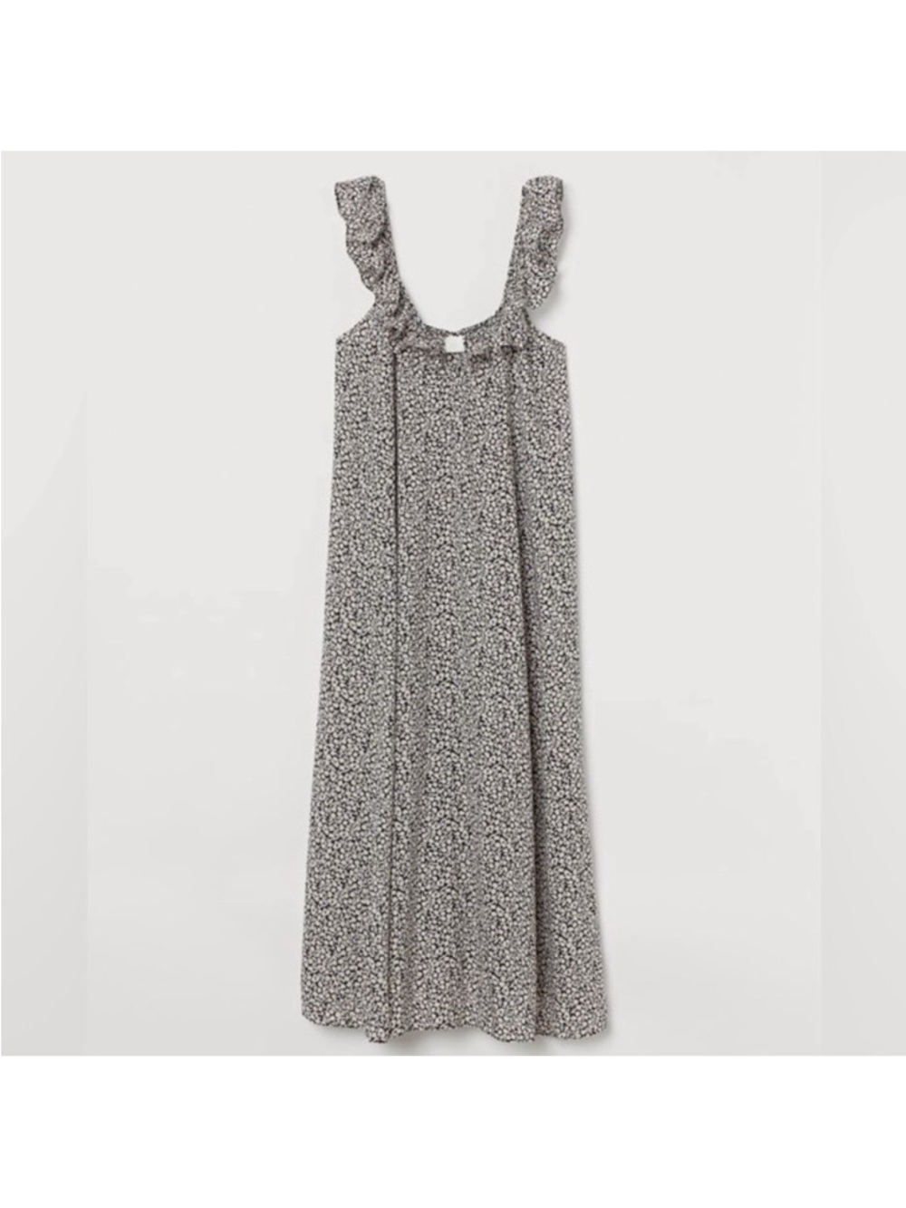 H&M Black and White Floral Maxi Dress